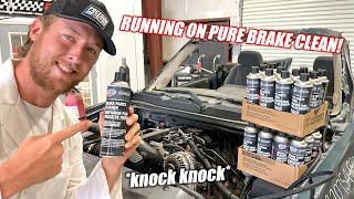 We Replaced My Truck's Fuel With BRAKE CLEAN!!! Then Put It On the Dyno! (DO NOT TRY)