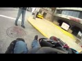 Road rage car vs moto