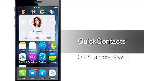 QuickContacts - iOS 7 Jailbreak Tweak: Hands-on - iPhone Hacks