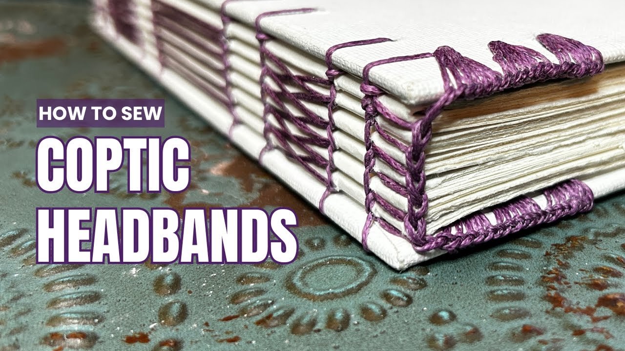 Coptic Headband / Endband - Step By Step Tutorial, Easy to Follow
