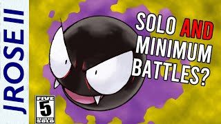 Can you beat Pokemon Red/Blue with just a Gastly AND MINIMUM BATTLES?