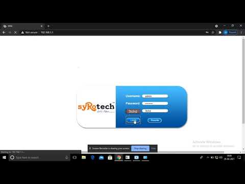 How To Setup Syrotech Router 2 band wifi router