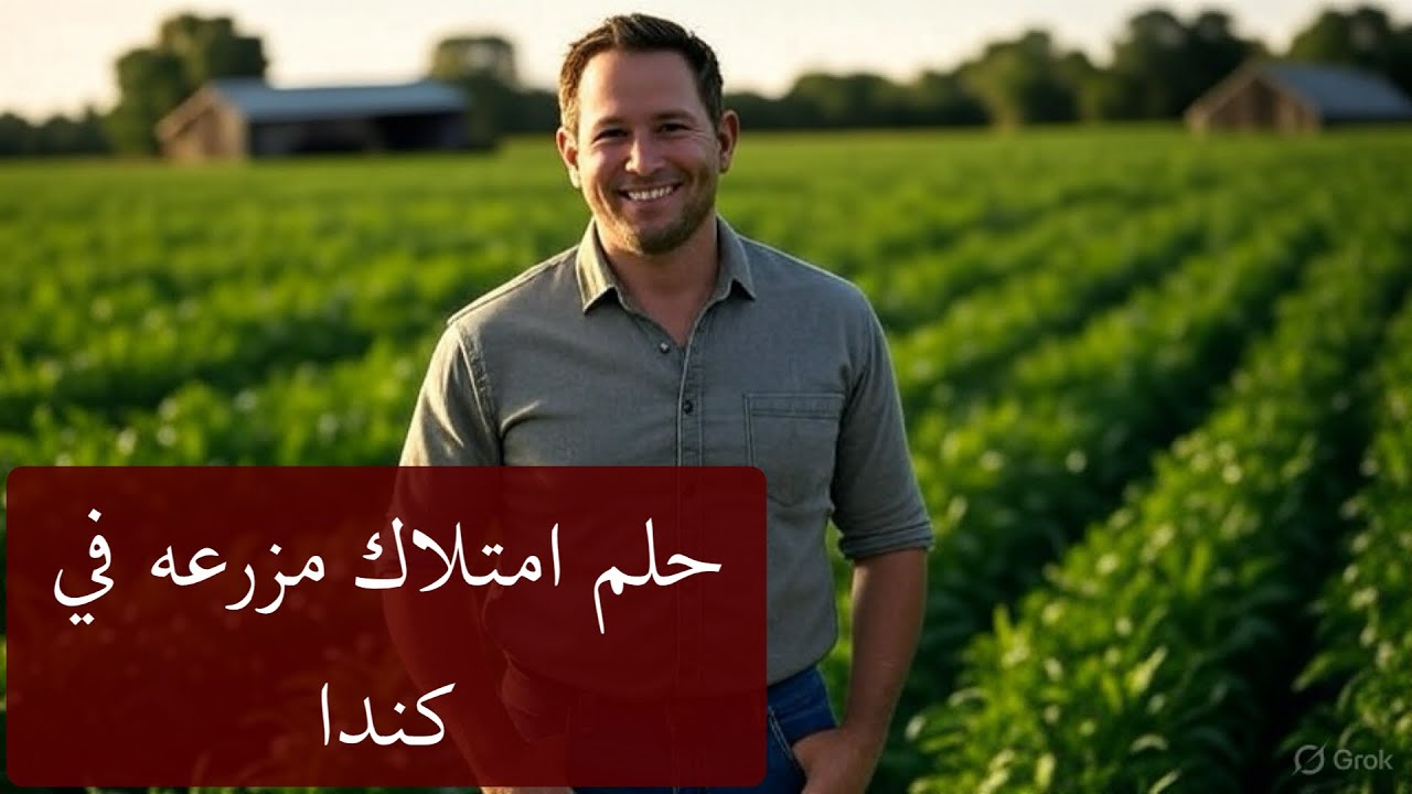 حلم امتلاك مزرعه في كندا