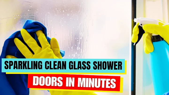 How to Clean Glass Shower Doors Like A Pro (Quick & Easy)✨