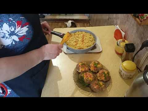 Распаковка/Мясные корзиночки 👍Илья помогает варить борщ👍Рассыпчатый рис на сковороде 👍🔥