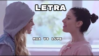 Go! Vive a to Manera - Mia VS Lupe Desafio de Baile- LETRA