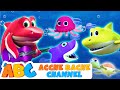 Ten Little Baby Sharks | Nursery Rhymes Songs for Kids | ABC Hindi | Acche Bache Channel