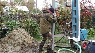 видео бурение скважин под воду