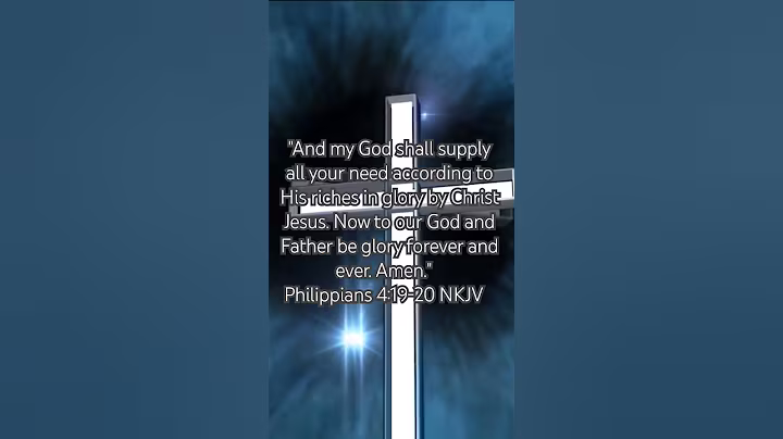 Philippians 4:19-20 NKJV