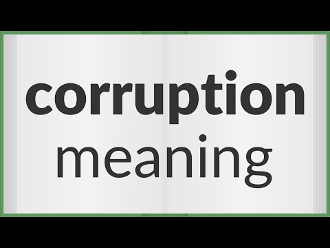 Corruption | meaning