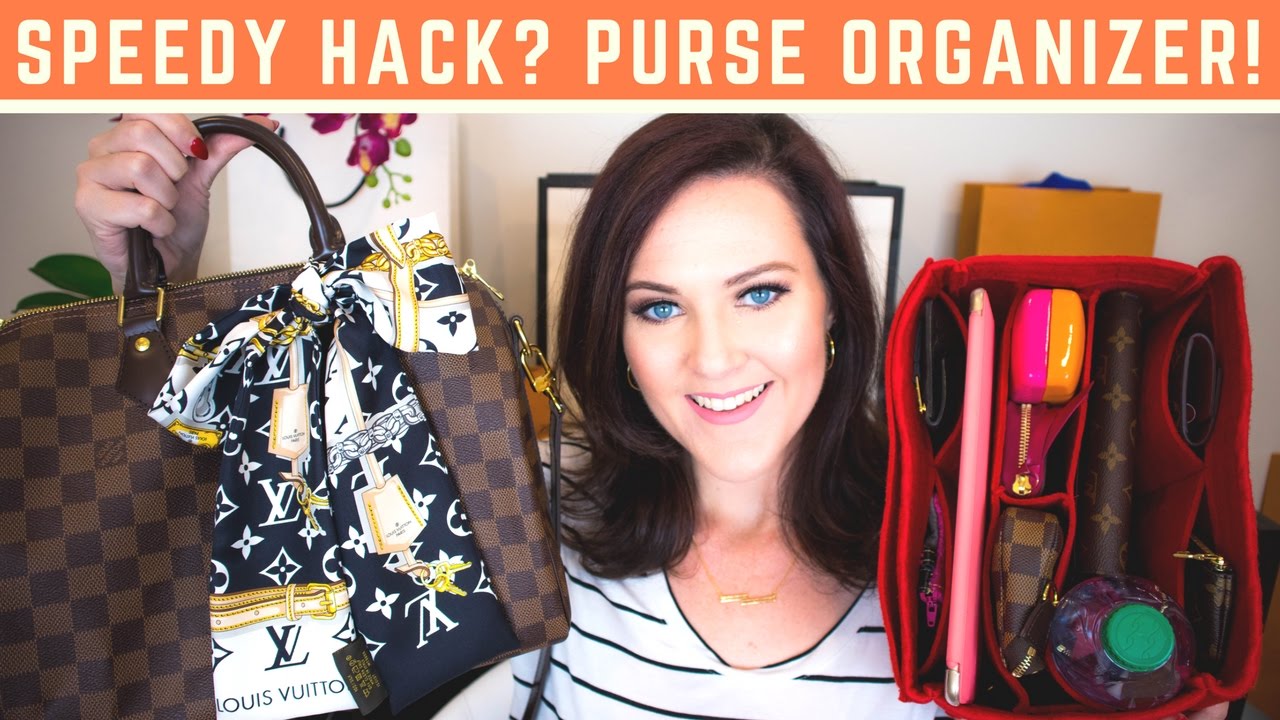 Louis Vuitton Speedy Hack?! Purse Organizer LOVE!