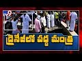Minister falls into drain after slab collapses