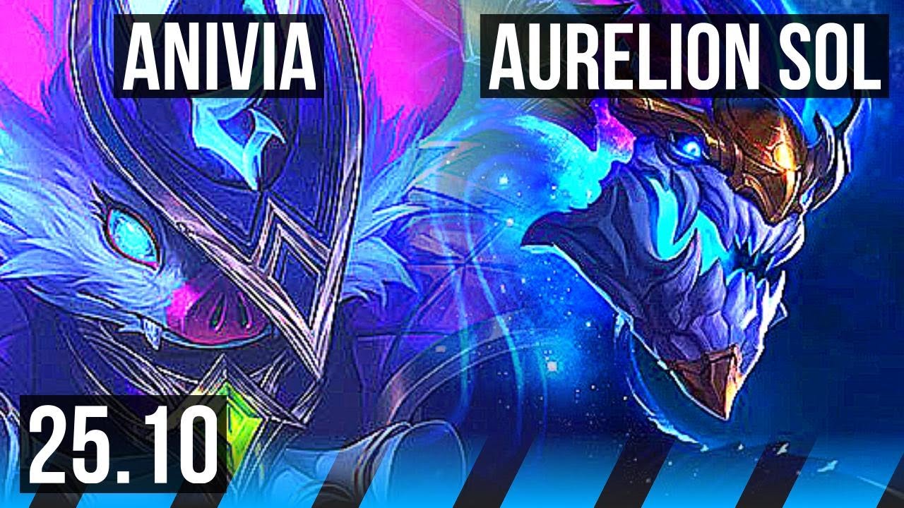ANIVIA vs AURELION SOL (MID) | 10/4/11 | EUW Diamond | 25.10
