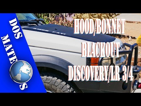 [Land Rover Discovery/LR 3/4] DIY Hood Blackout – Plastidip – Trial & Error – [HD]