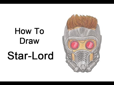 How To Draw Star Lord From Guardians Of The Galaxy Youtube