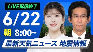 ウェザーニュースの配信のサムネイル画像