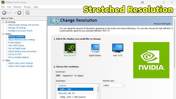 How To Get Stretched Resolution using NVIDIA Control Panel