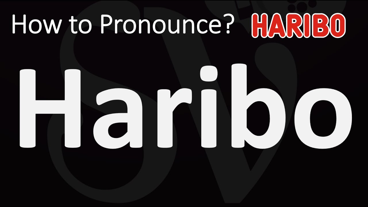 How To Pronounce Haribo? | Uk British Vs Usa American