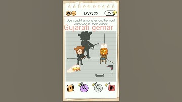 Brain test 2 monster hunter Joe level 20 Joe caught a monster and he must learn who is their leader.