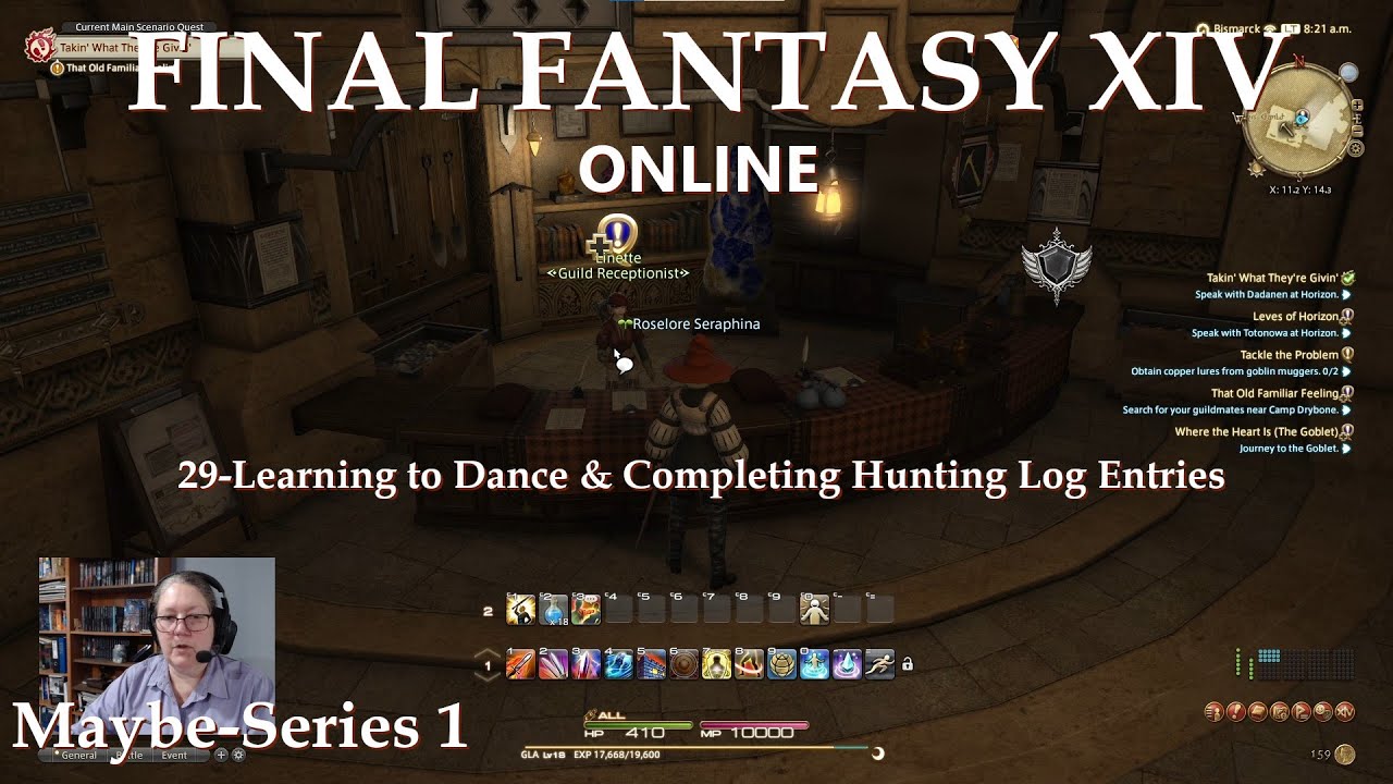 Learning to Dance & Completing Hunting Log Entries – FFXIV Online – Maybe-S1- Rosalore – Ep.29