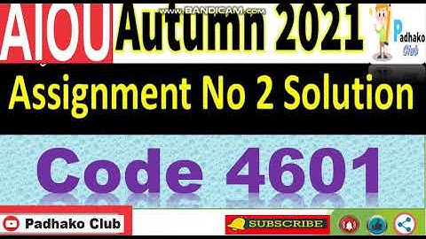 ⏩ AIOU Code 4601 Solved Assignment No.2 Autumn 2021 ||Level: MA Islamic studies