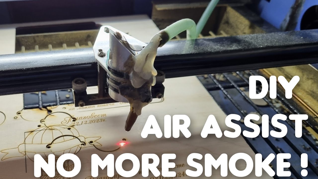 K40 DIY air assist laser cutter