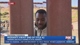 Migrants Await End Of Title 42
