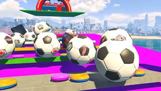 Learn Colors With Police Cars And Jet Skis And Cartoon Characters - Children Kid Songs