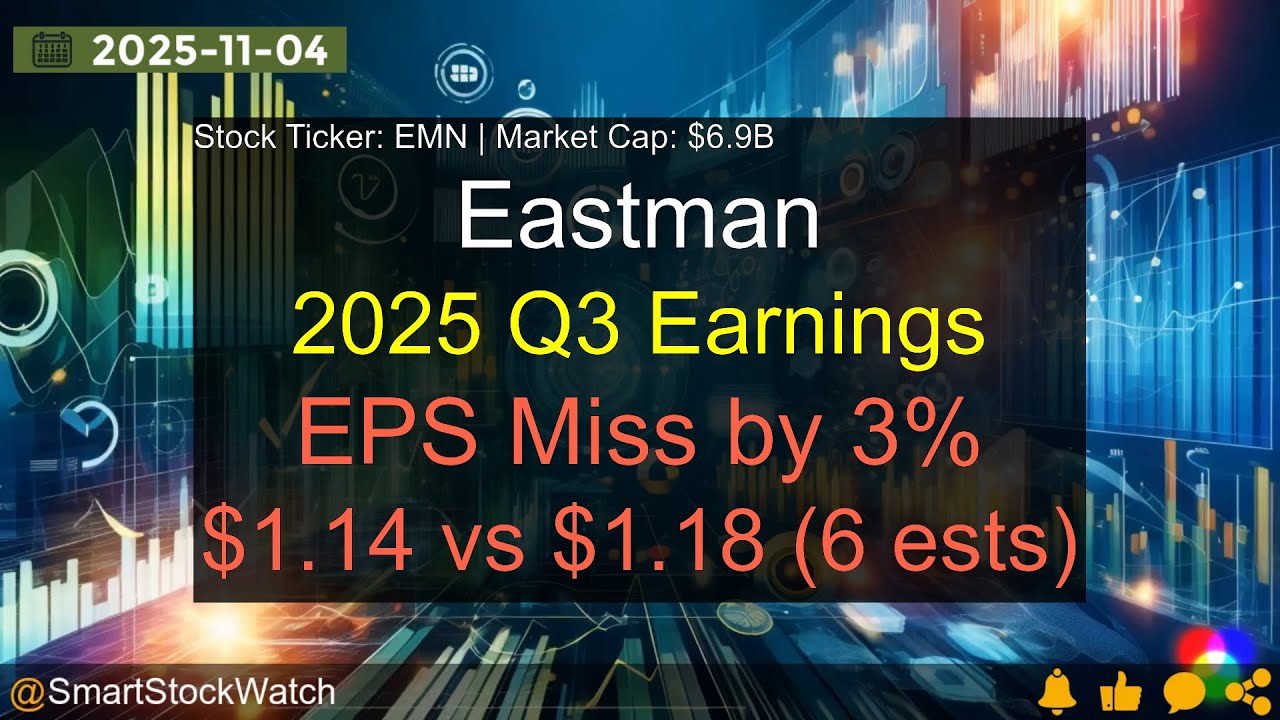 Eastman (EMN|$6.9B) - 2025 Q3 Earnings Analysis