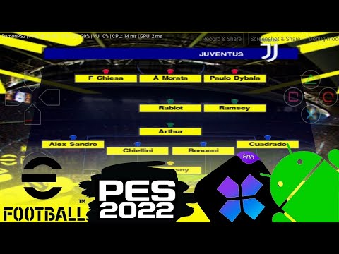 eFootball PES 2022 PS2 Emulator Android - Damon PS2 PRO - eFootball PES 2022 Android Gameplay 2022