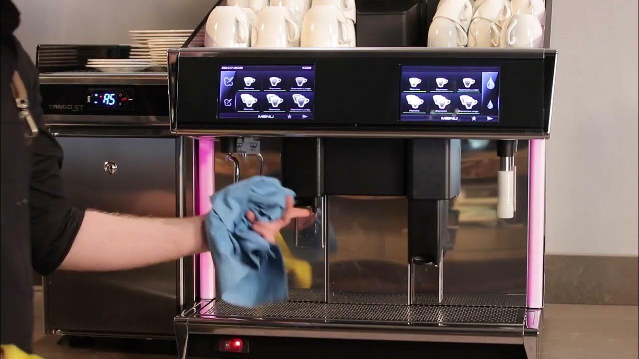 How to clean TANGO ST/STP super automatic espresso machine Electrolux