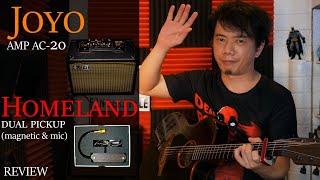 Joyo Amp AC20 & Homeland Dual pickup (Magnetic & Mic) Review