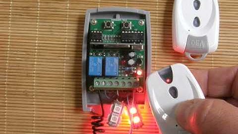 Universal Rolling,fixed code receiver programming procedure with DEA 433,92MHz remote controls