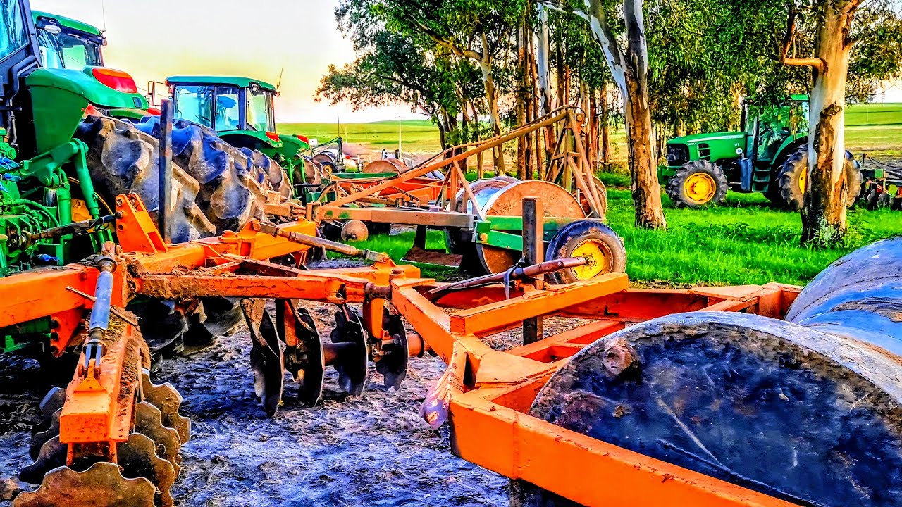 ⚠️INCRÍVEL COMO É A PRODUÇÃO DE ALTO RENDIMENTO NO RS⚠️com trator JohnDeere, valtra, landini, case