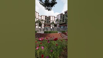 Architectural Visualization: Campus Walkthrough | #shorts #3dwalkthrough  #architecture #design