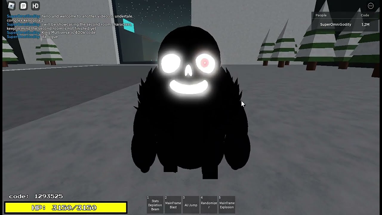 UnderTale Complex Kenopsia 2, King Multi, Loading, Omni, Cozmo, True!Dust, and Infected showcase