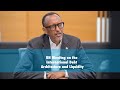 UN Meeting on the International Debt Architecture and Liquidity | Remarks by President Kagame.