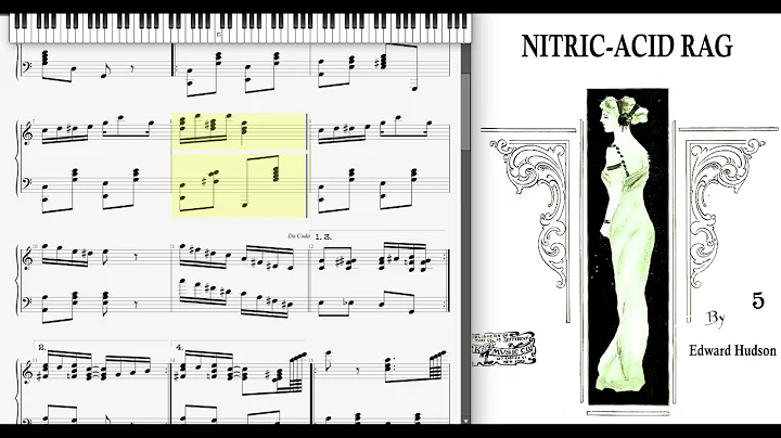 Nitric Acid Rag by Edward Hudson (1922, Ragtime piano)