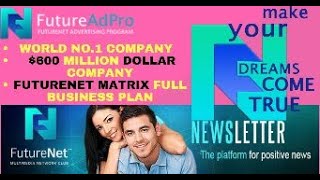 Futurenet  Advertising $600 Million Dollar Full Business Opportunity Futureadpro  in Hindi