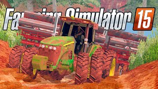 TRATORES PATINANDO NO ATOLEIRO | Farming Simulator 15 screenshot 4
