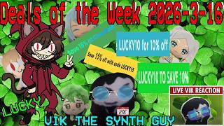 Celebrity Synth Deals Of The Week 3/16/2026 | St. Patrick Edition Profile