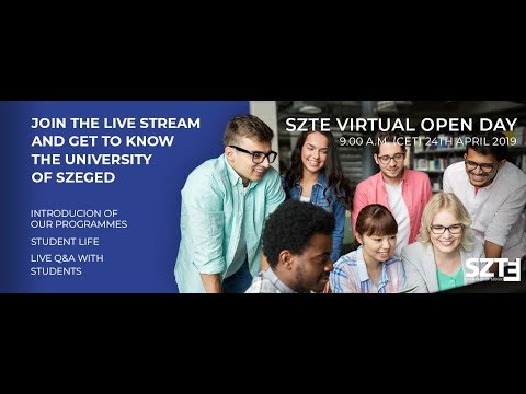 University of Szeged online open day - 2019
