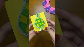Ide kartu ucapan idul fitri super mudah | Eid Al Fitr Card Super Easy for beginner