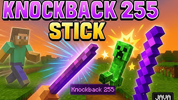 How to Get a Knockback 255 Stick in Minecraft 2025 (Fast & Easy Guide)