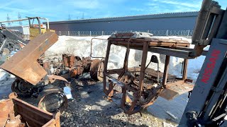 Вскрыли наш сгоревший трактор Беларус 82.1 и ужаснулись...