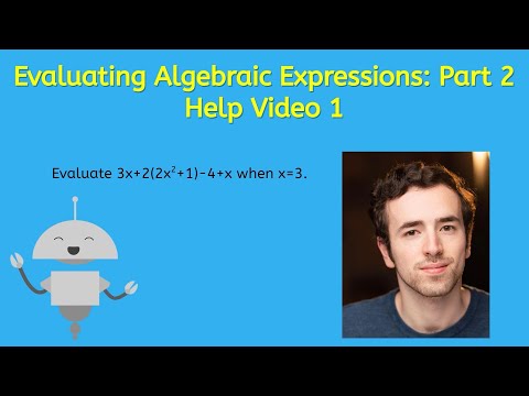 Evaluating Algebraic Expressions: