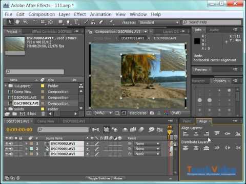 Удалить adobe after effects. After effects выравнивание. выравнивание в афтер эффект. как создать слой в афтер эффект. инструменты выравнивания афтер эффект.