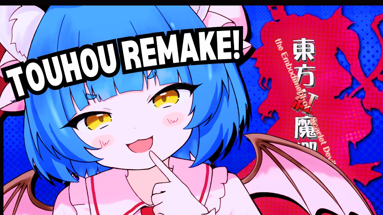 Touhou EOSD Remake Is Here! 🦇♦️ First Impression【Poko Rakun】