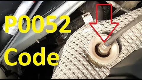 Causes and Fixes P0052 Code: HO2S Heater Control Circuit High (Bank 2 Sensor 1)