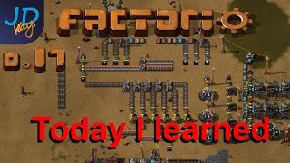 Factorio 0.17 | Today I learned | Tips Tricks & Info | Shortcut bar